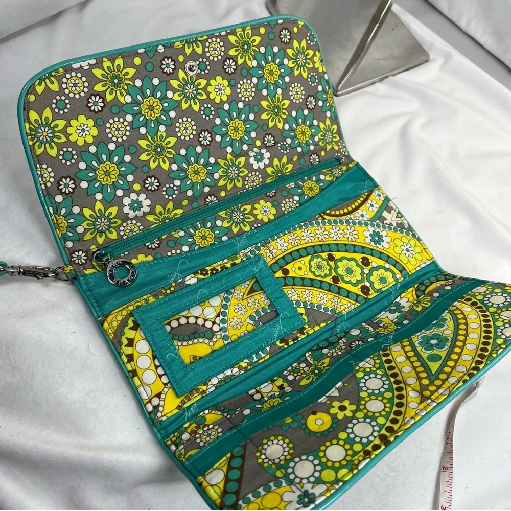 Vera Bradley Lemon Parfait Clutch Wallet